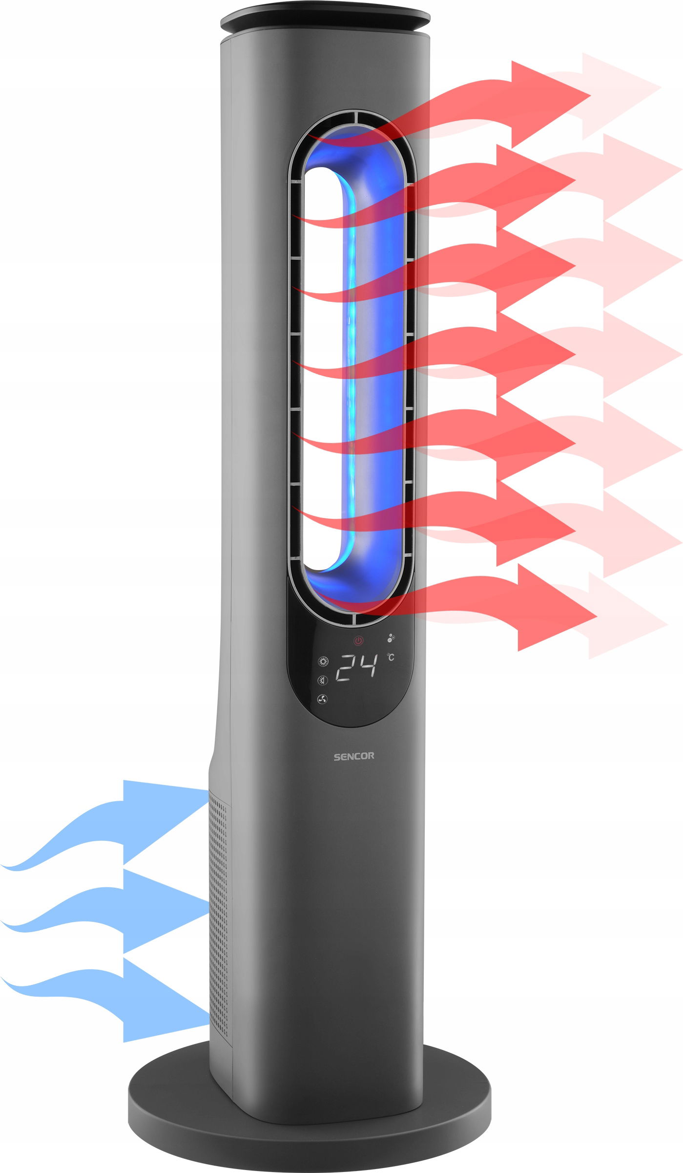 Keramický elektrický ohrievač Sencor Sfh 3704SL 2000 W