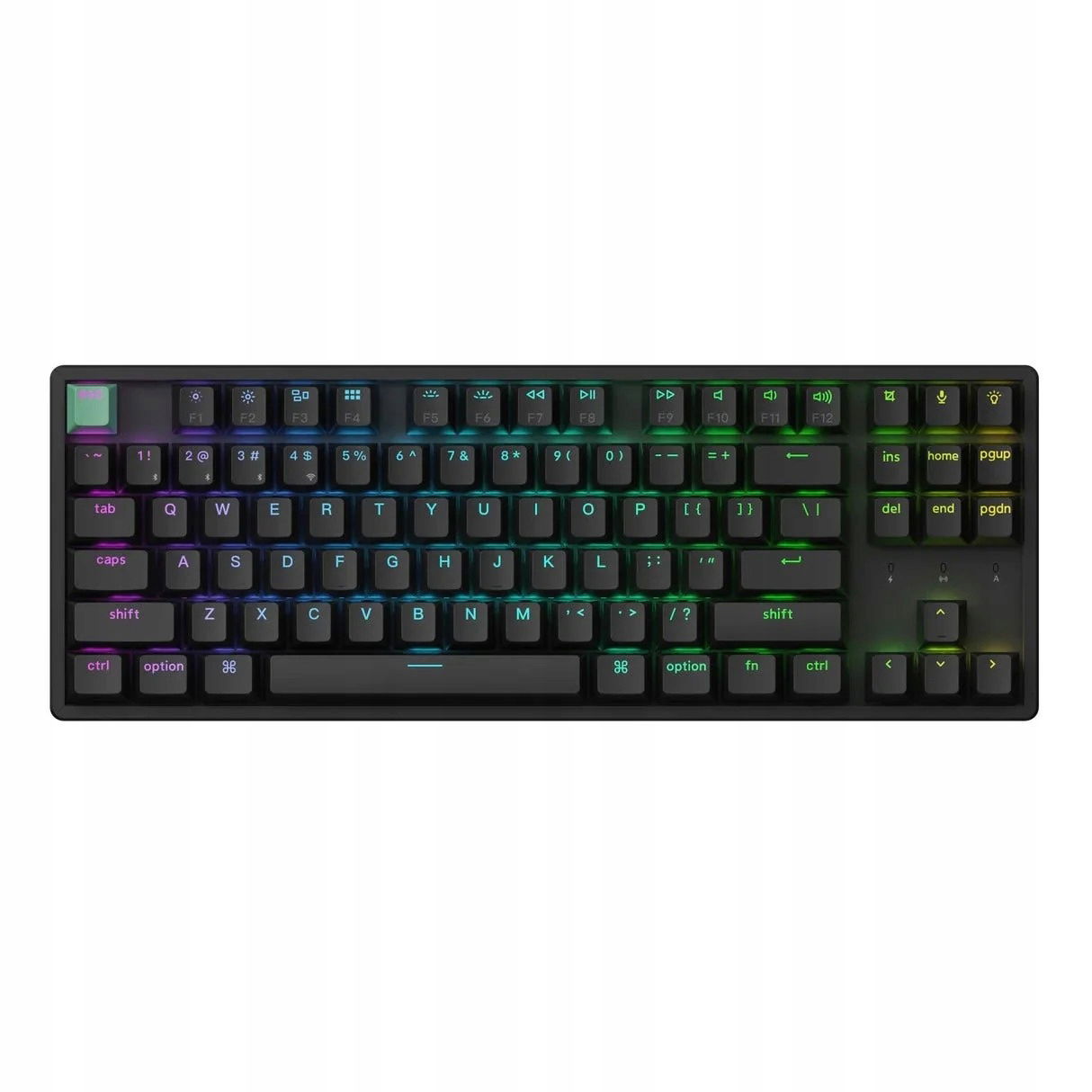 Keychron K8 He Qmk Bezdrôtová magnetická klávesnica Black K8H-J1