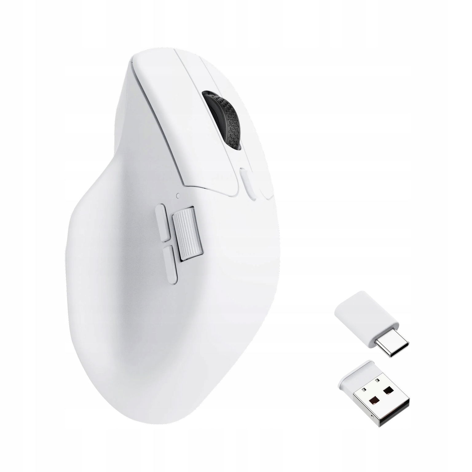 Keychron M6 Bezdrôtová optická myš biela Bluetooth 2.4 GHz 1000 Hz