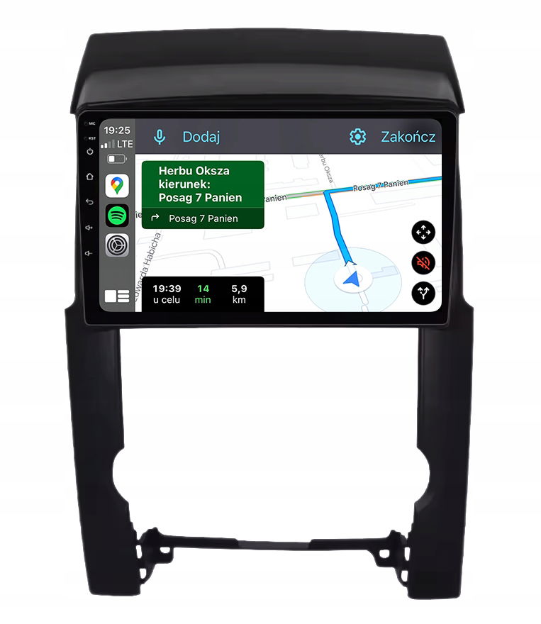 Kia Sorento 2009-2012 Najnovšie Android Carplay Rádio Navigácia Mapa