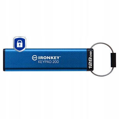Kingston Technology IronKey Keypad 200 pamäť Usb 128 Gb Usb Typ-A 3.2 Gen