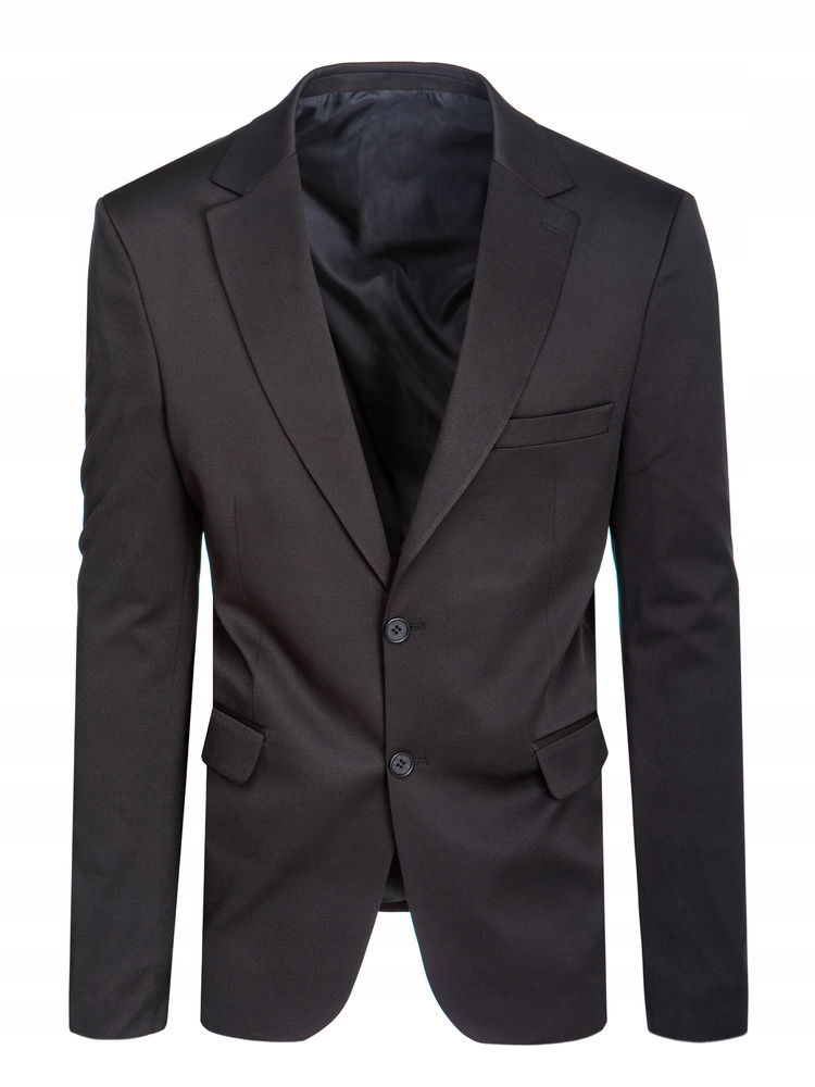 Klasická Pánska Elegantná Obleková Bunda Čierna MX0629 L/52