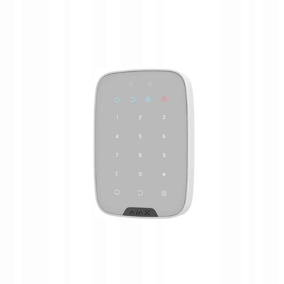 Klávesnica Ajax KeyPad Plus biela bezdrôtová 38253.83.WH1