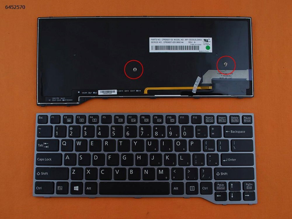 Klávesnica Fujitsu LifeBook E733 (us)