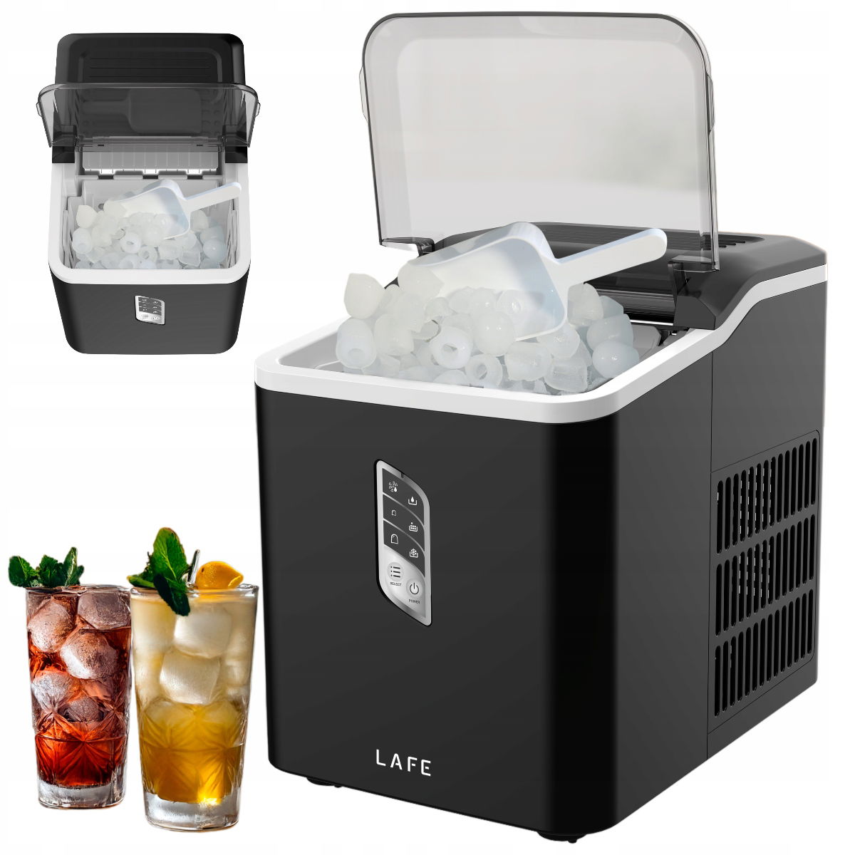 Kocka na ľad Lafe IceTwist Pro čierna 120 W
