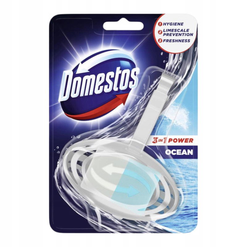 Kocka Prívesok na Wc Vymeniteľná vložka Ocean 40g Domestos Power 3v1