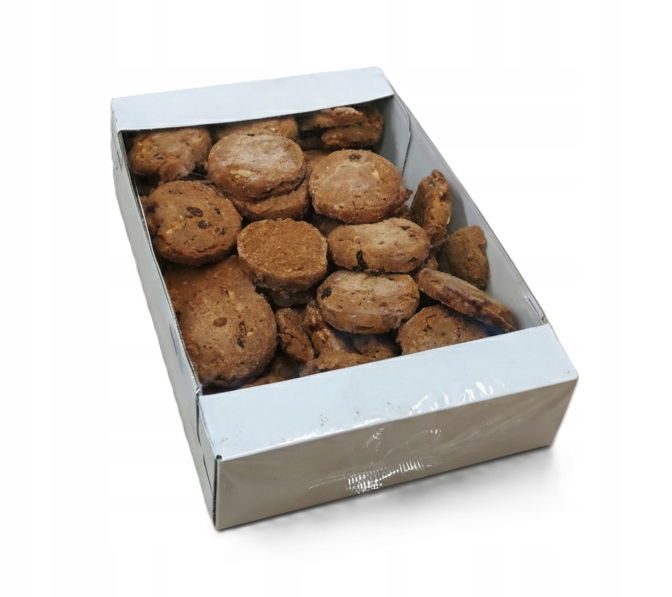 Koláčiky Krehké vločky Čokoláda Lieskové orechy 1kg Kamyk Poľsko