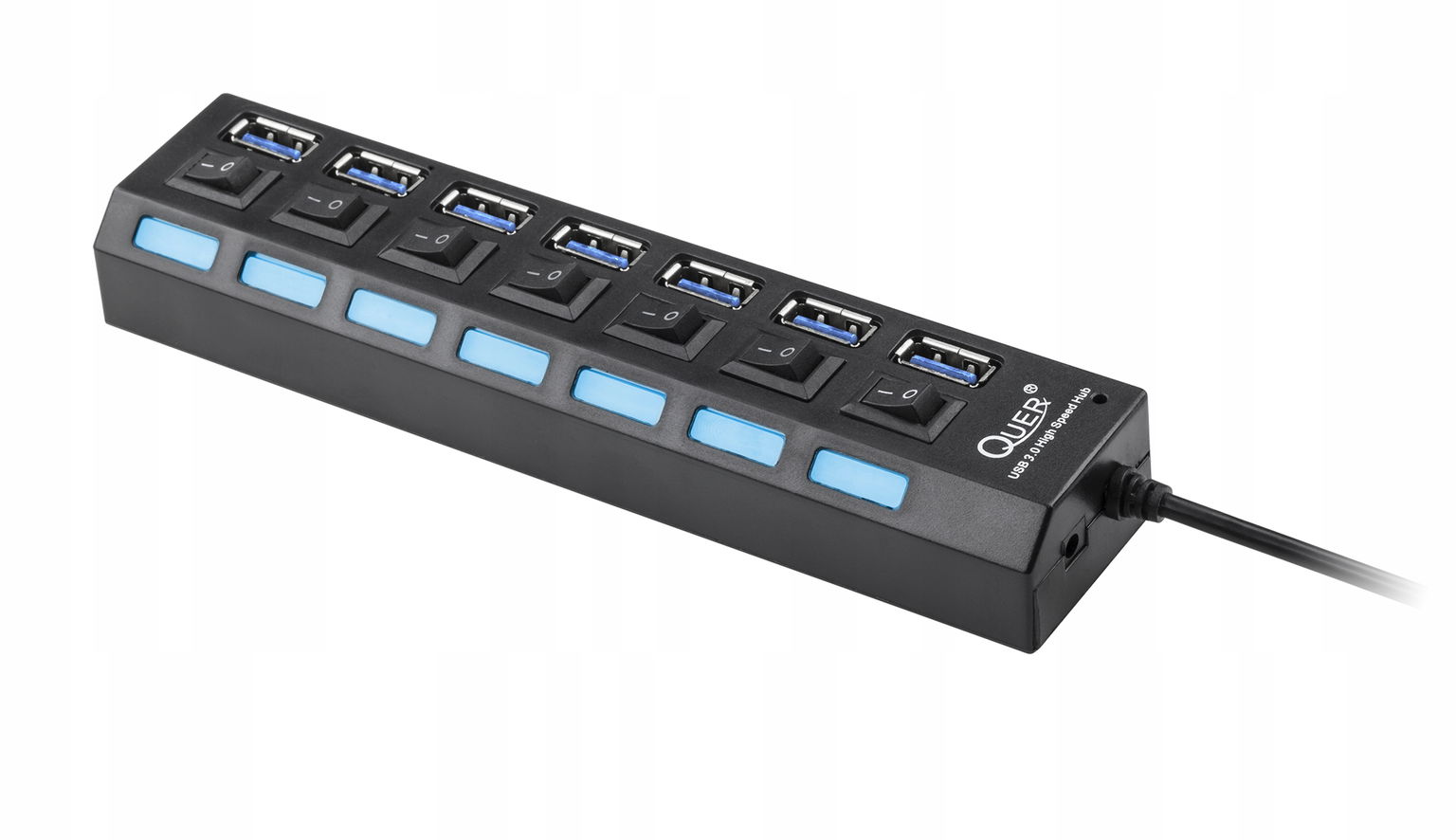 KOM0941 Usb 3.0 7 portový Hub Quer Pro