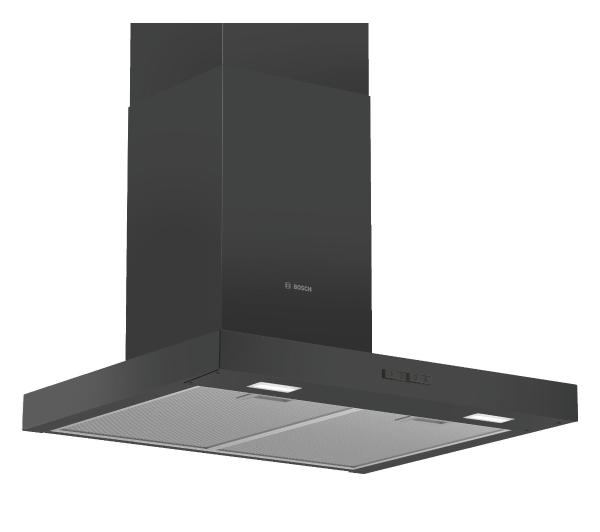 Komínový odsávač pár Bosch DWB66BC60 čierny