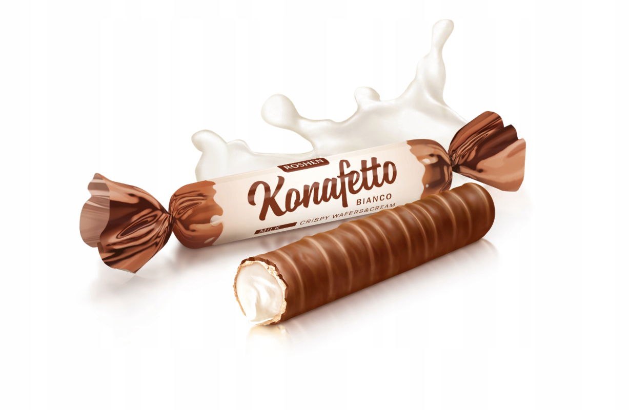 Konafetto Bianco trubičky 1 kg