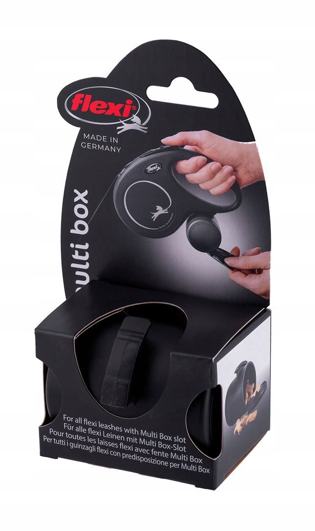 Kontajner flexi Vario Multi Box – nádoba na krmivo alebo vrecká, farba čierna