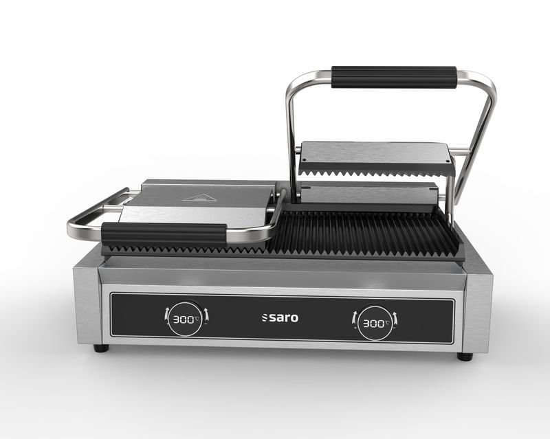 Kontaktný gril s digitálnym displejom Saro, model PG2DIG