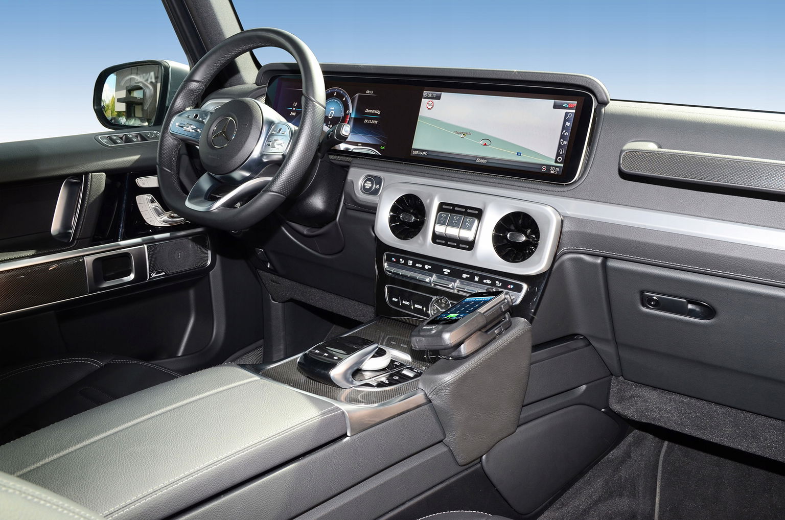 Konzola Kuda pre telefón Mercedes G W464 od roku 2019