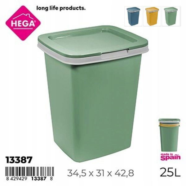 Kôš s klapkou 25L, 1ks