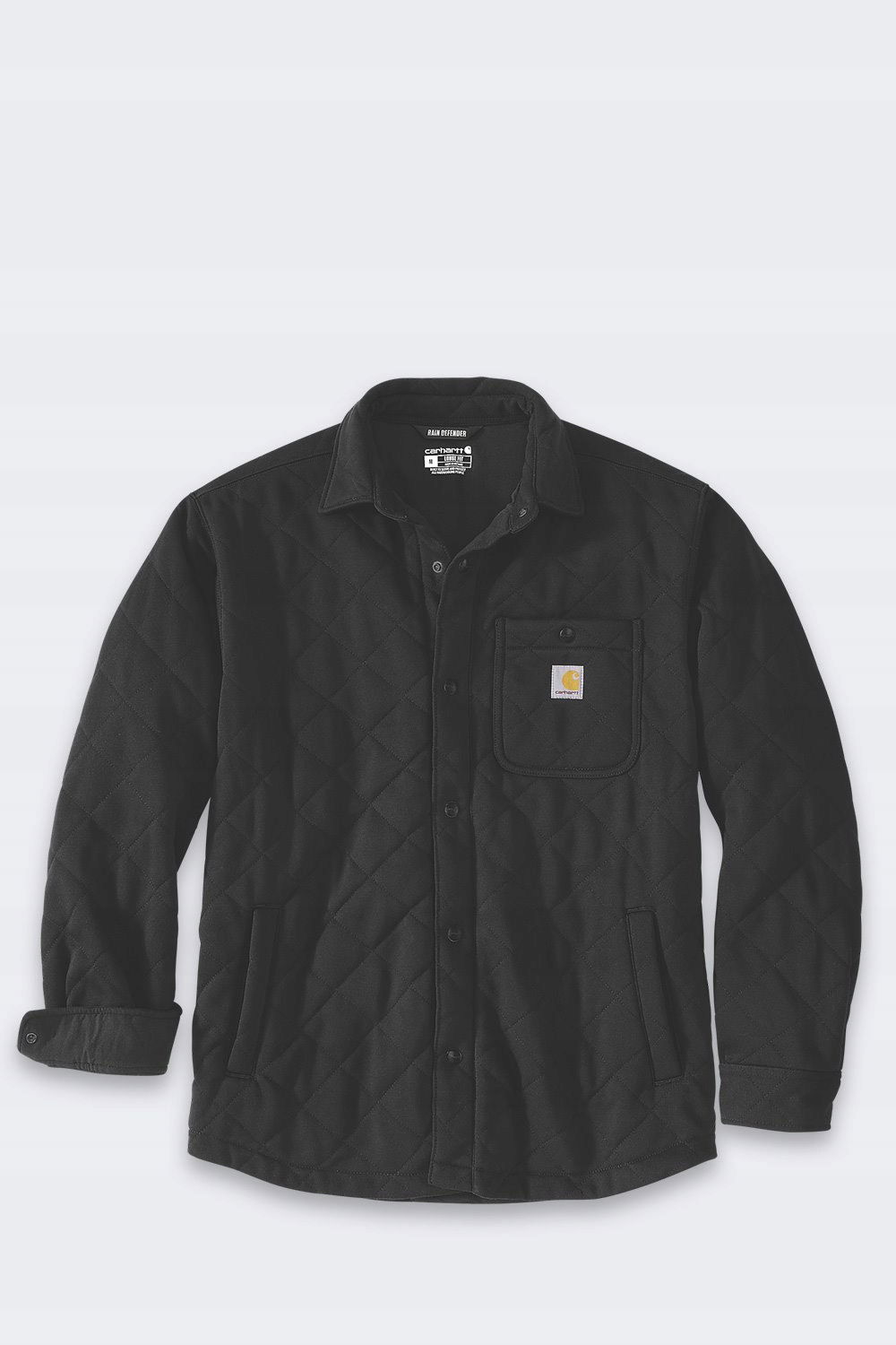 Košeľa Carhartt Rain Defender Quilted Black