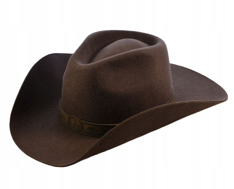Kovbojský vlnený klobúk Yellowstone 4X Tmavý bronz Witleather Skoczów