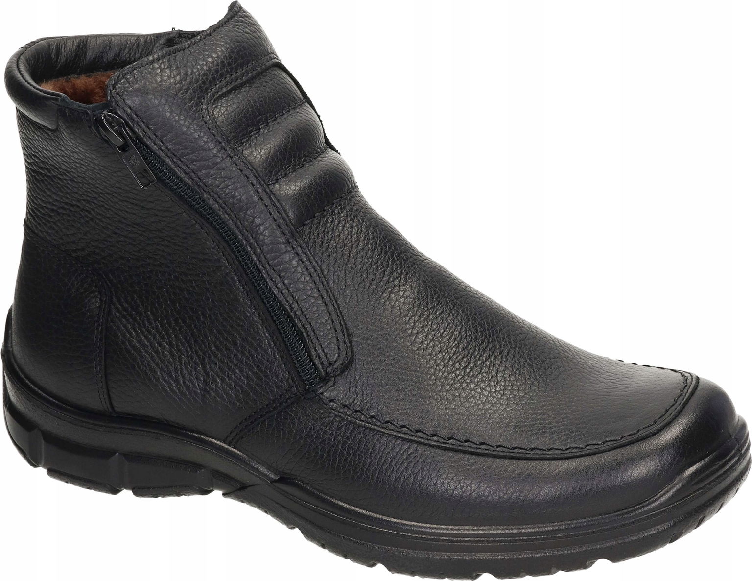 Kozaky Comfortabel 670040-01 Čierne, Prírodná Koža