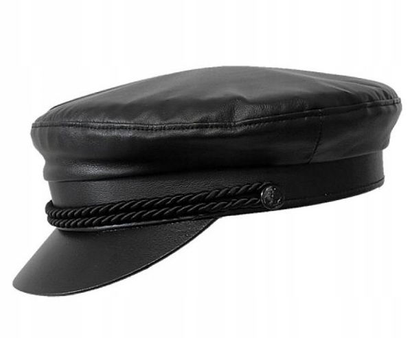 Kožená čiapka Klasika Witleather