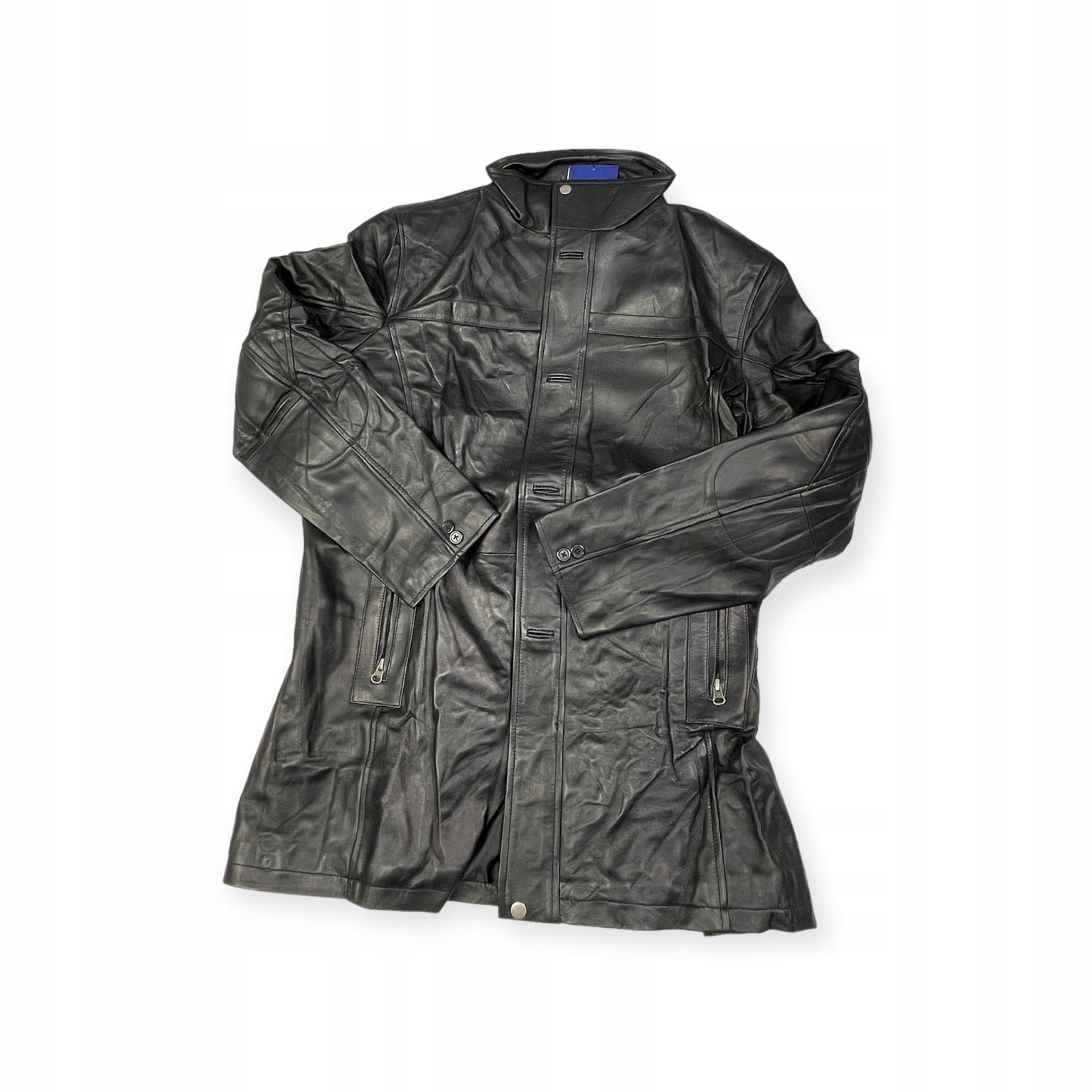 Kožená pánska bunda čierna Real Leather XL