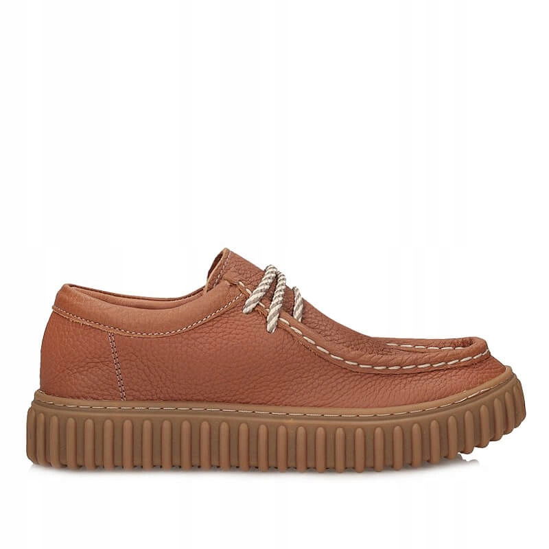Kožené profilované poltopánky Ravini 251042 Light Tan Nubuck