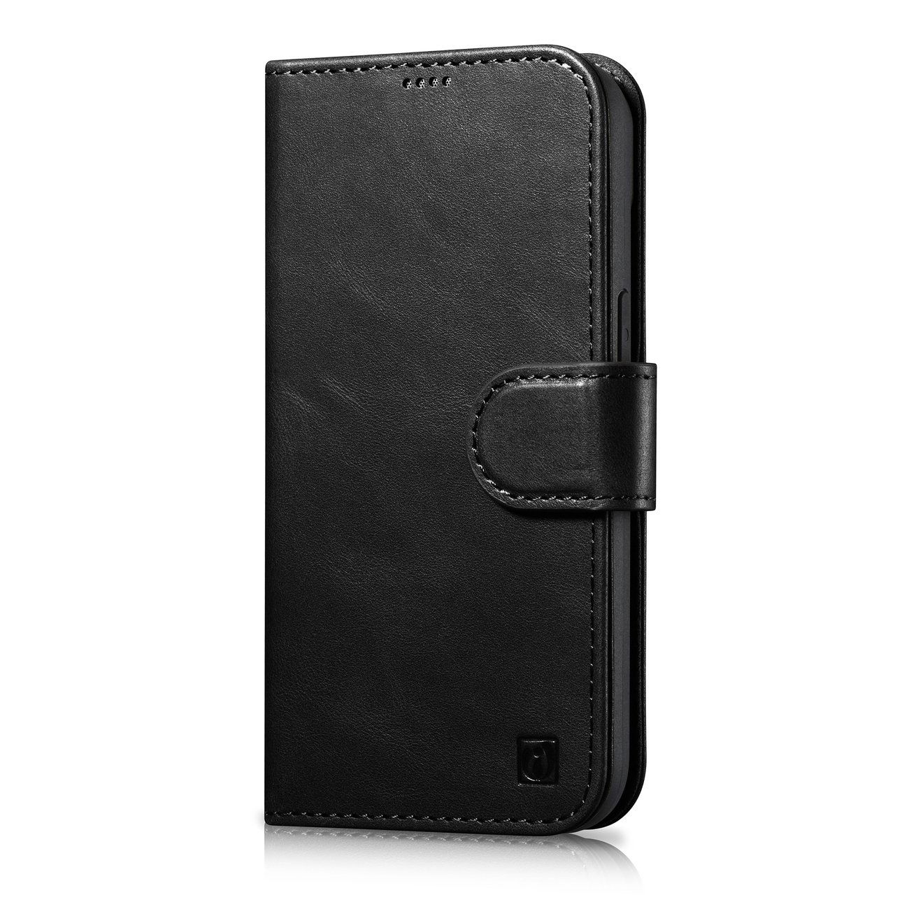 Kožené Puzdro 2V1 S Klapkou Anti-rfid Čierne Pre Iphone 14