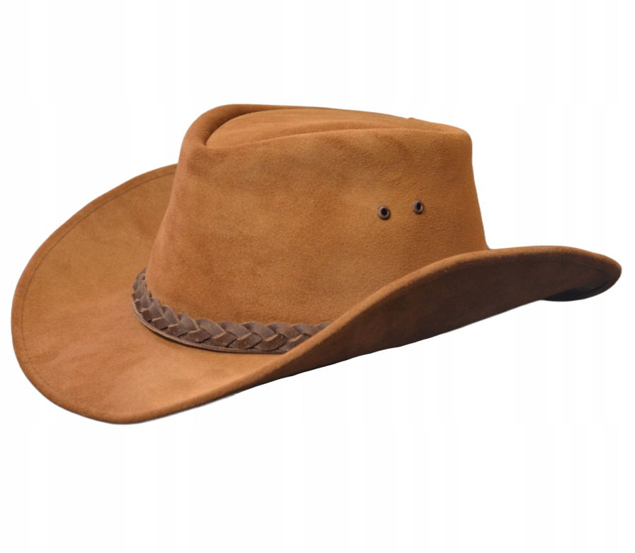 Kožený kovbojský klobúk Leather Durham Medium Bronz Witleather Skoczów