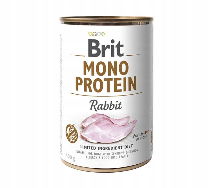 Krmivo Pre Psa Brit Mono Protein s králikom 400 g
