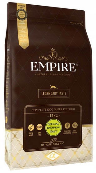Krmivo pre psov po kastrácii/sterilizácii, s nadváhou a starších psov Empire 12 kg