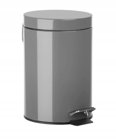 Kúpeľňový odpadkový kôš Colors 3 l s pedálom, kovový kôš
