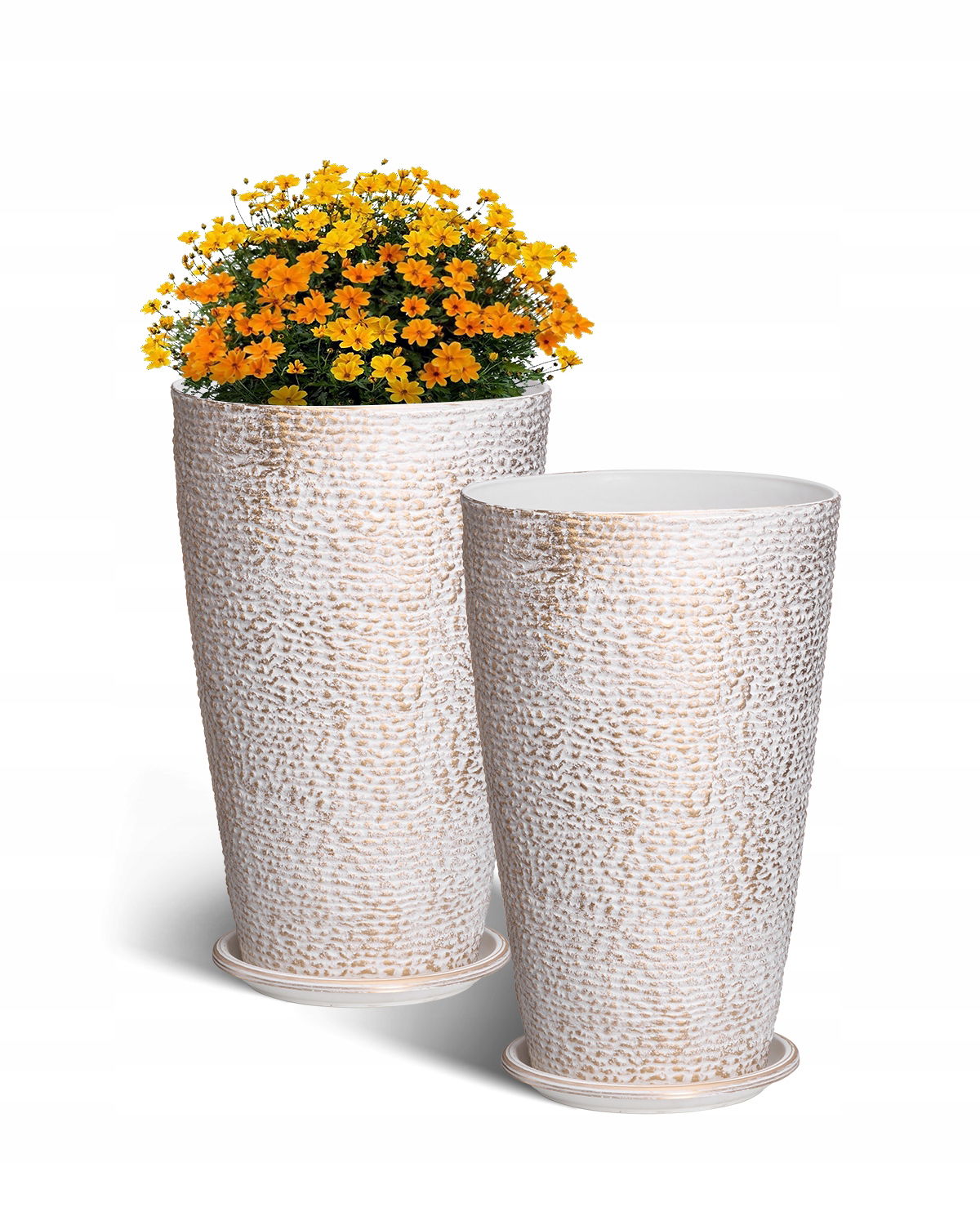 Kvetináč Pp béžový Vevor 30 cm x 30 x 53 cm