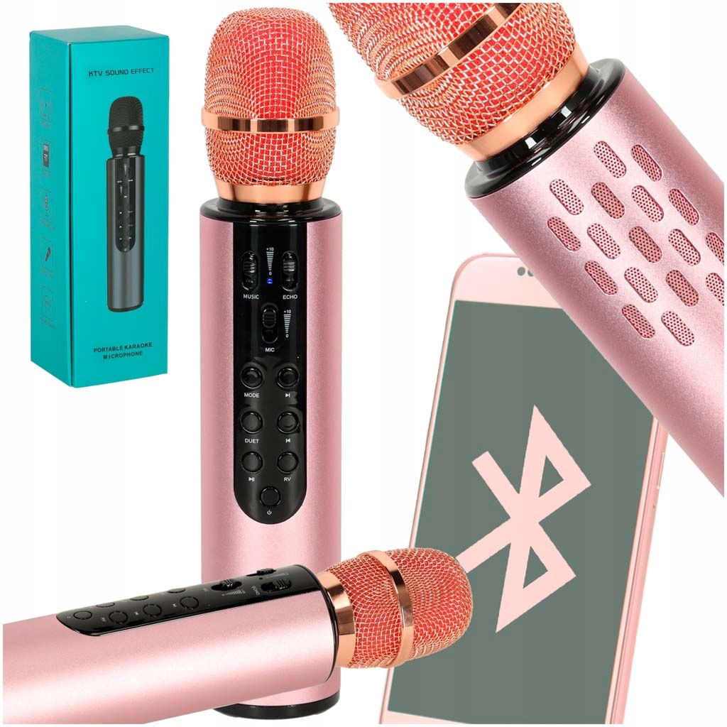 KX3382 Bezdrôtový mikrofón pre karaoke Bluetoot