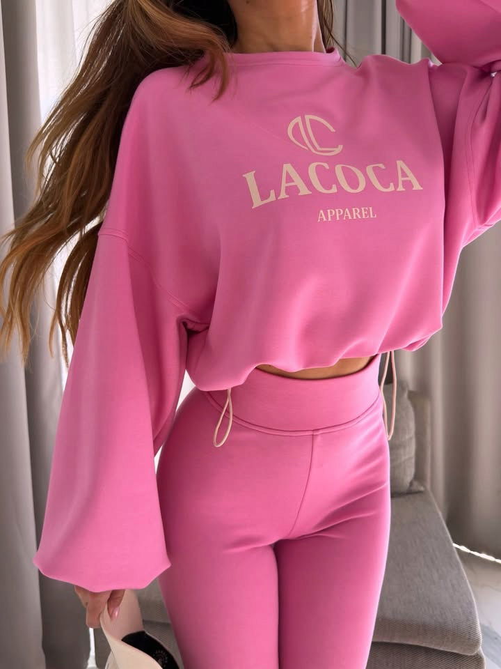 La Coca Dres Flex ružový M L lacoca