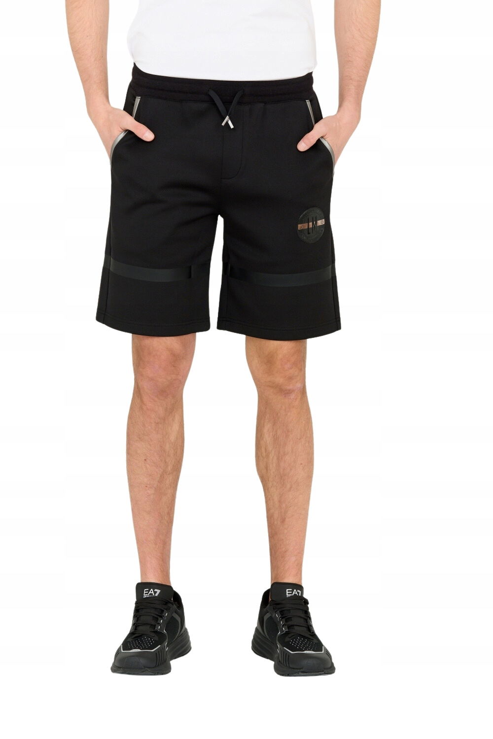La Martina Čierne pánske šortky Regular Fit XL