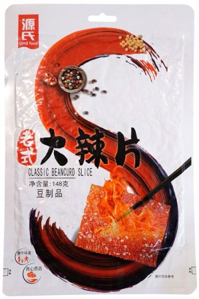 La Tiao čínska pikantná desiata Spicy Beancurd Slice 148g Genji food