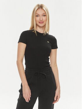 Lacoste Dámske čierne tričko TF5538