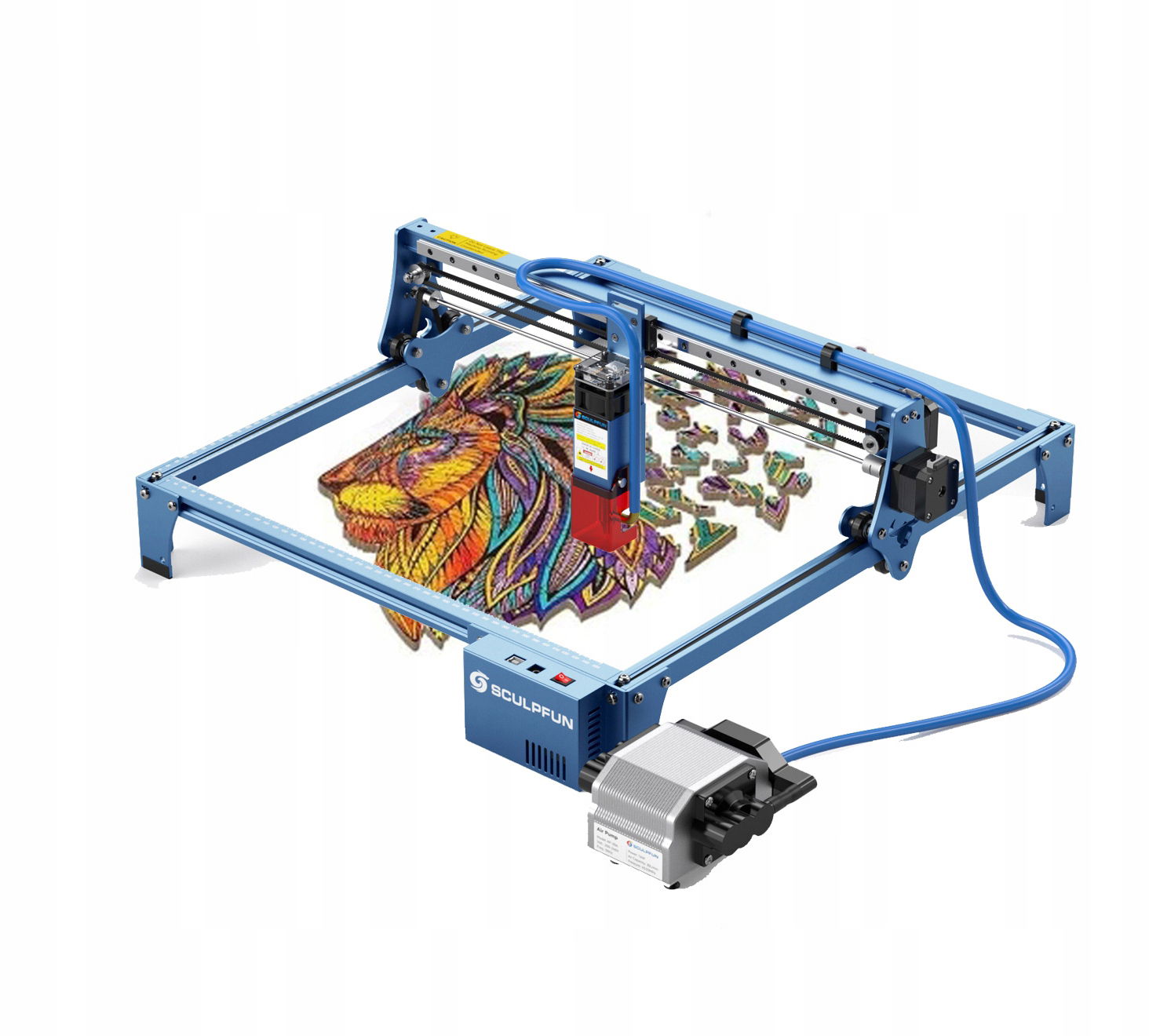 Laserová gravírovačka Sculpfun S9 +30L/Min air pump