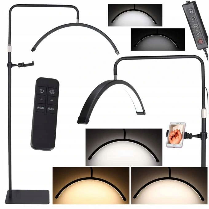 Led lampa na predlžovanie rias 36W nastaviteľná kozmetická