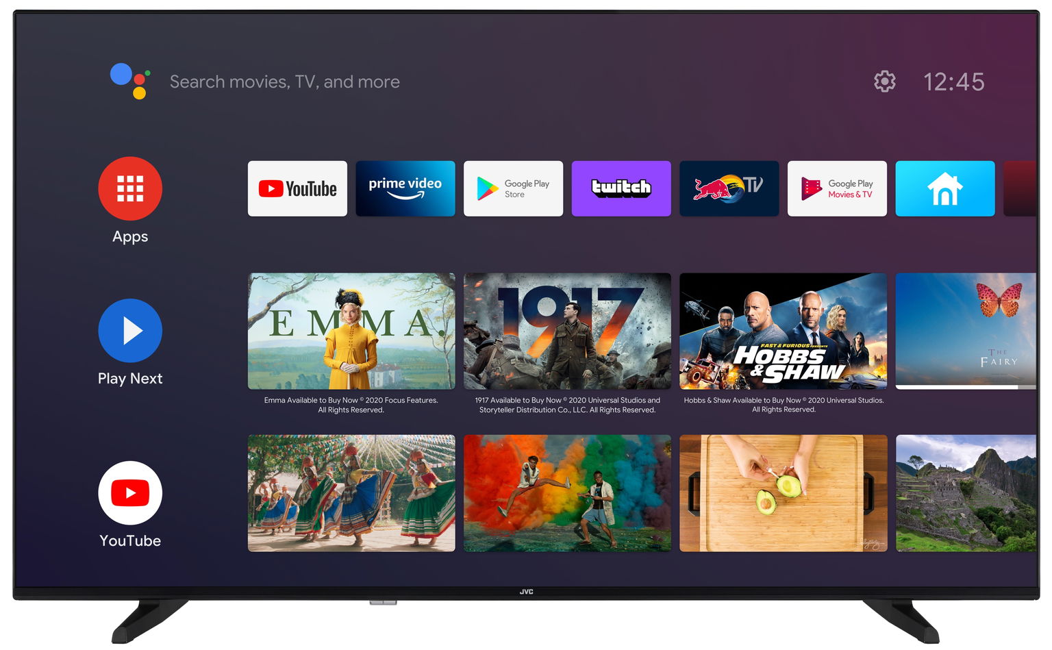 Led televízia Jvc LT-55VA3335 55" 4K Uhd čierna
