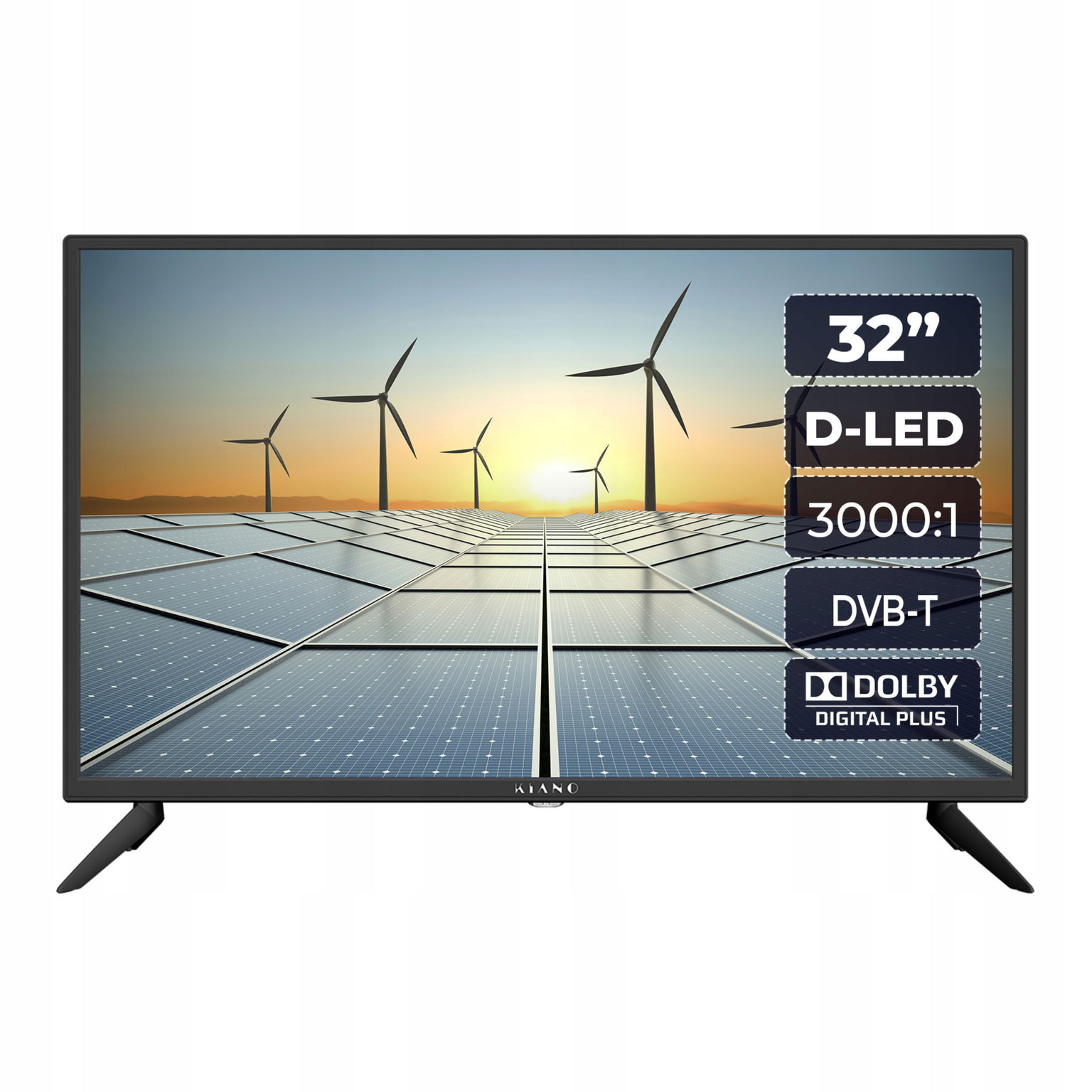 Led Tv Kiano SlimTV 32" Hd Ready Hdmi Usb rekordér Pvr obraz Hd