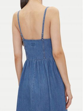 lee Dámske džínsové šaty LEE-112363488 Blue Modré
