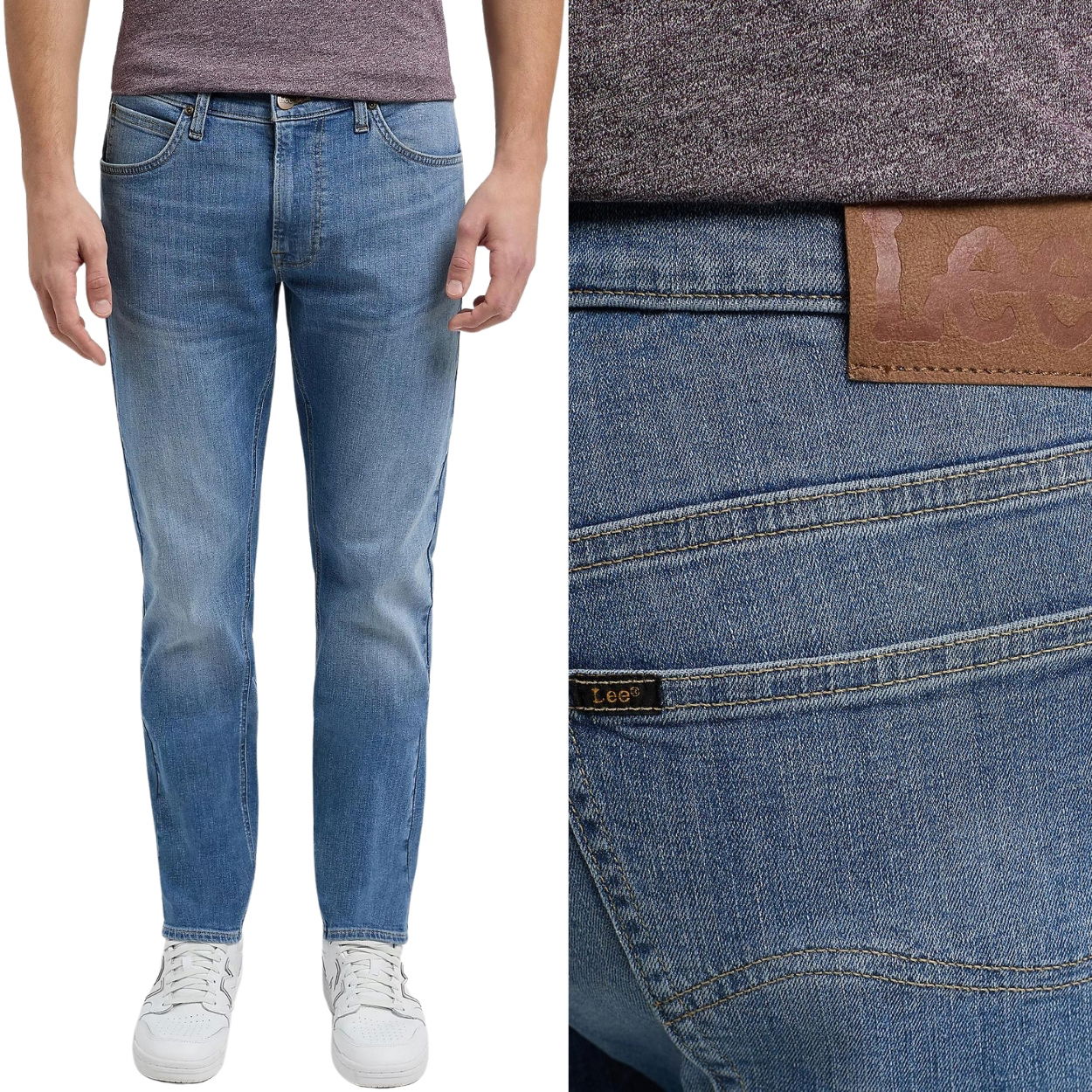 Lee Daren Williamsburg Blue Džínsy jednoduché pánske džínsové nohavice W34 L30