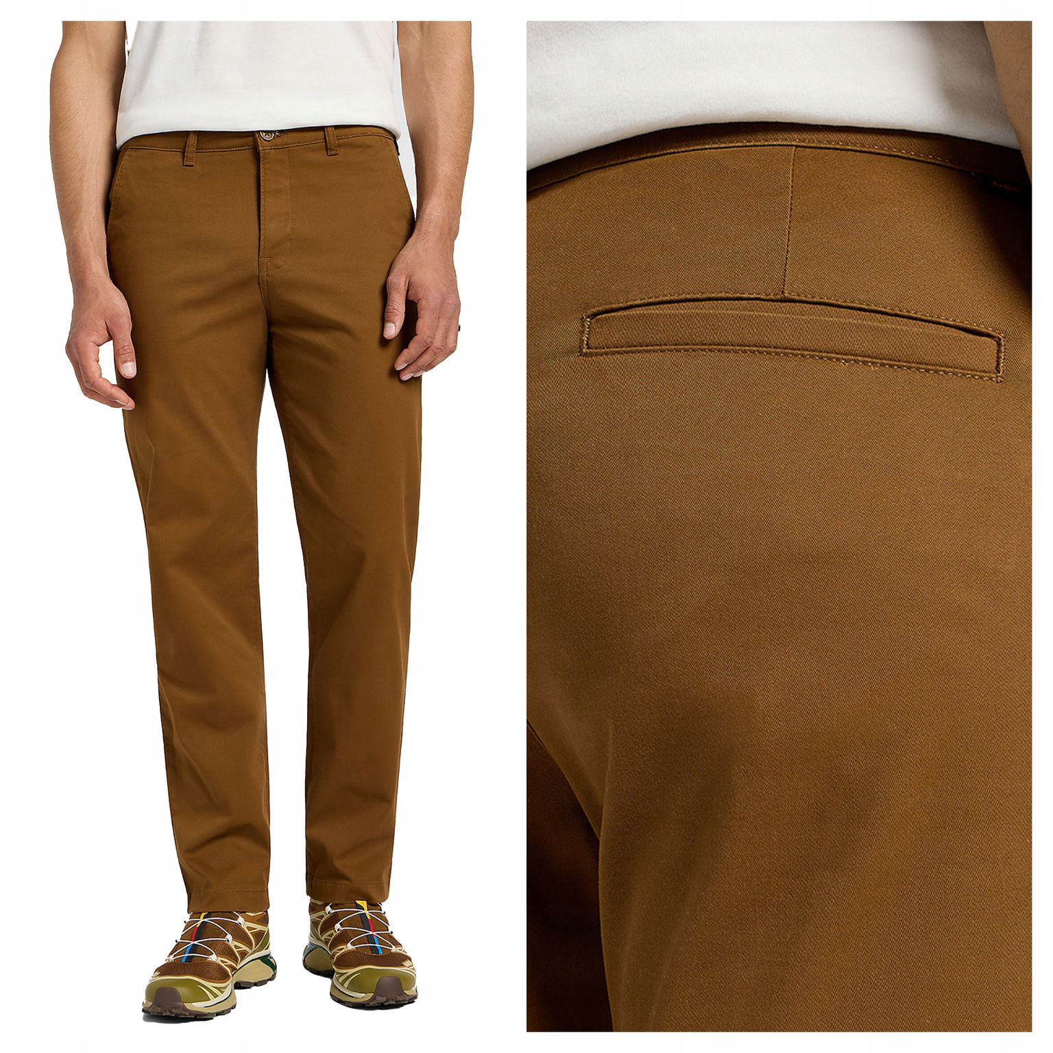 Lee Regular Chino W33 L32 Pánske látkové nohavice