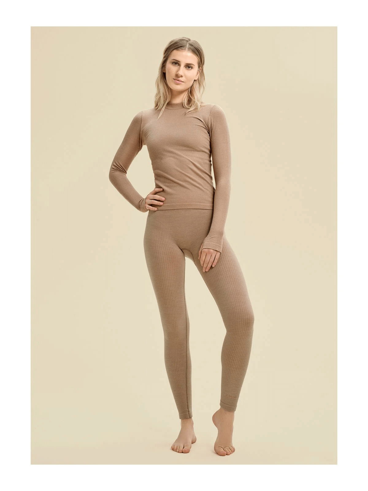 Legíny Casall Wool Rib Tights M
