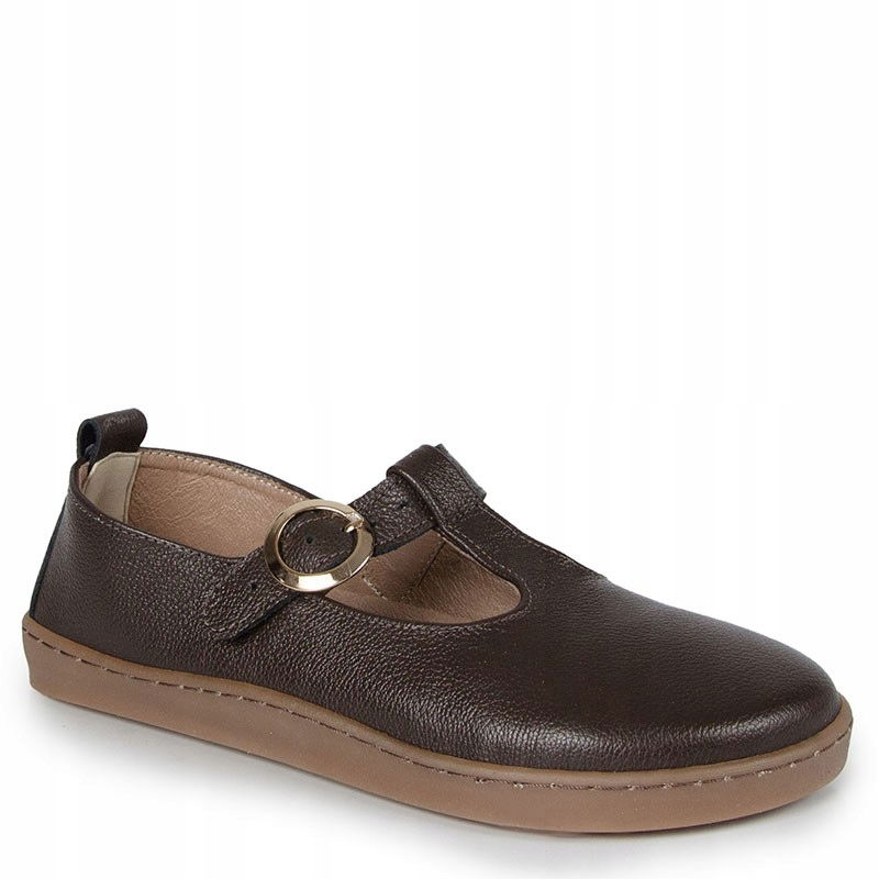 Lemar 10207 Barefoot Hnedé Kožené Poltopánky 38