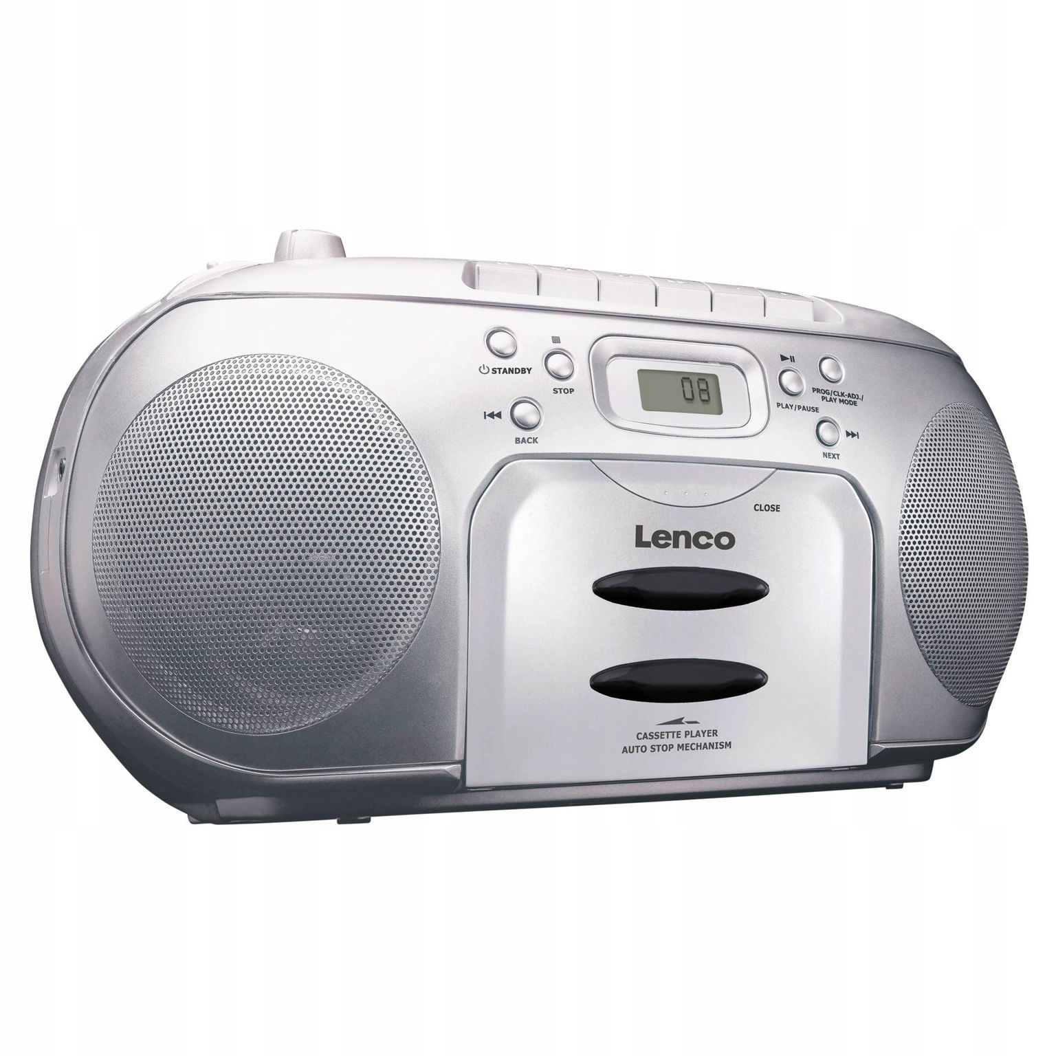 Lenco SCD-420 strieborný