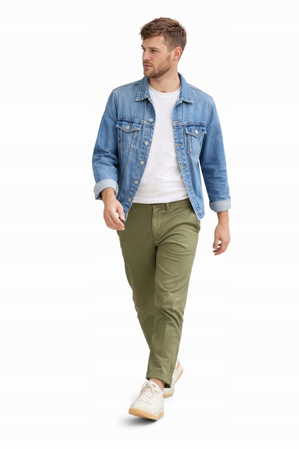 Levi's Pánske Chinosy V Khaki Jednoduchej Farbe 29x30 I3B