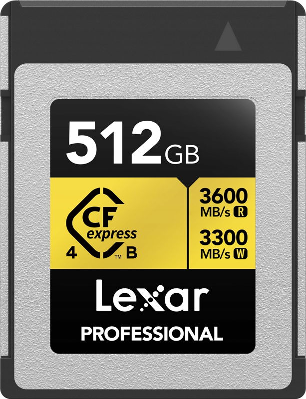 Lexar Cfexpress 4.0 Pro Gold R3600/W3300