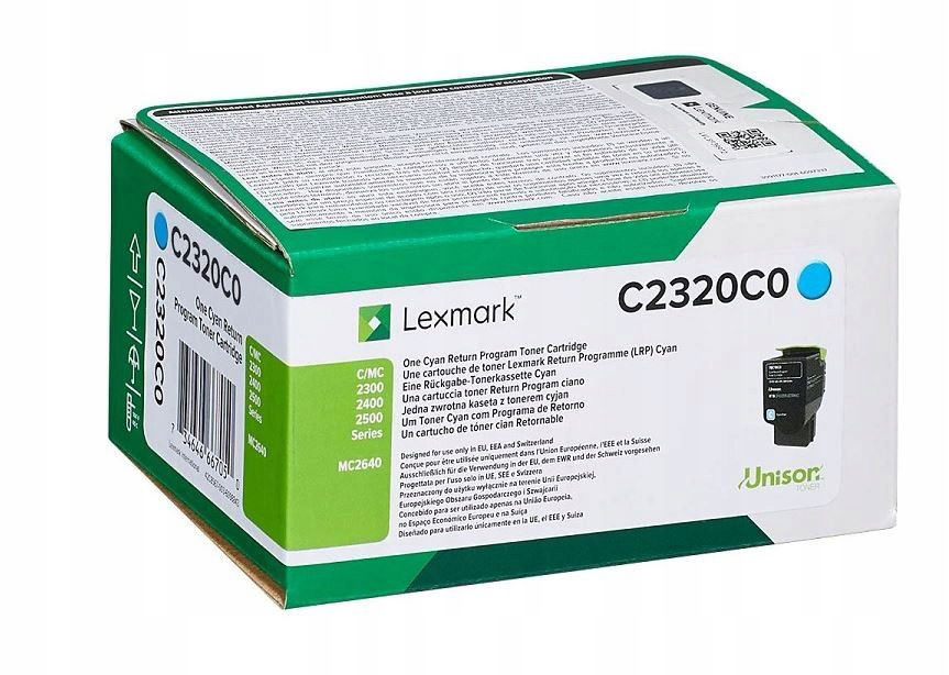 Lexmark Toner C2320C0 Cyan 1K