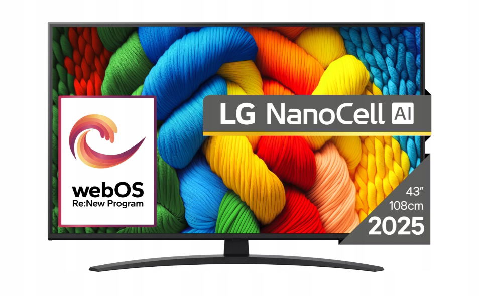 Lg 43NANO81A3A 43-palcový inteligentný televízor webOS 25 Uhd Lg