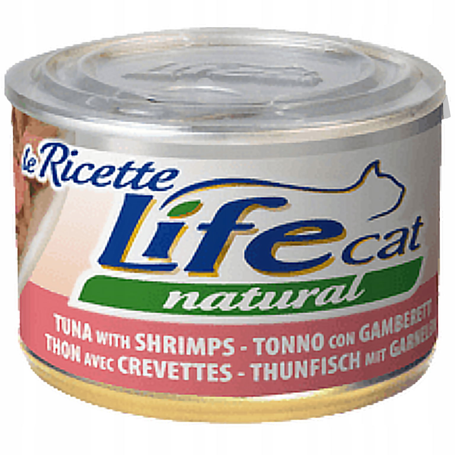 Life Cat Le Ricette Krmivo pre mačky 150 g Tuniak Krevety